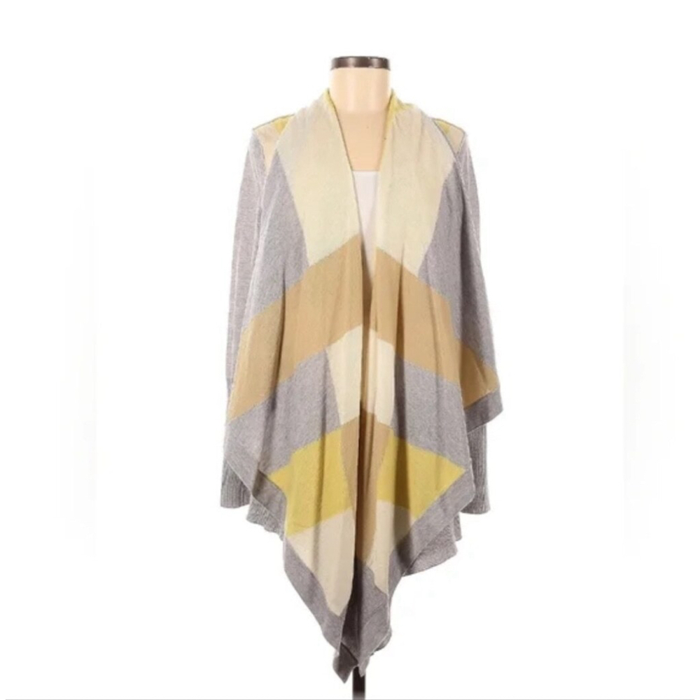 St John 100% Fine Wool Waterfall Draped Sweater Country Club Old Money Autumn